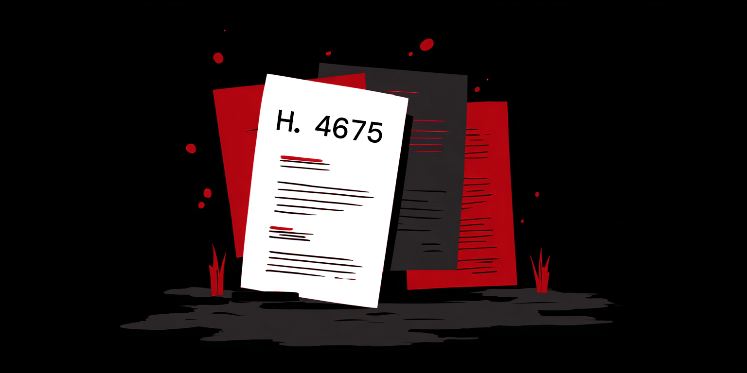 SC license plate camera bill H4675: legal documents and gavel illustration