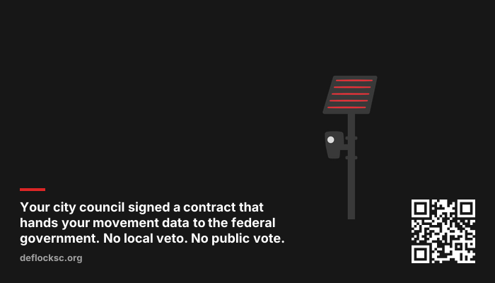 Your city council signed a contract that hands your movement data to the federal government. No local veto. No public vote.